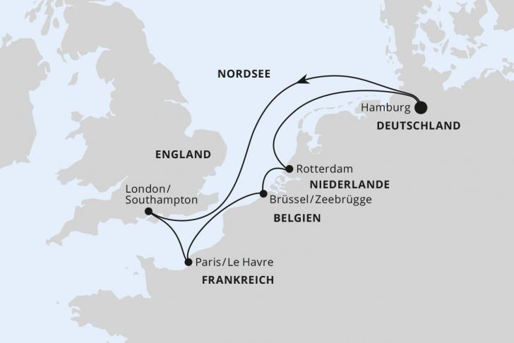 Metropolen mit AIDAprima, Nov. 2021 bis April 2022